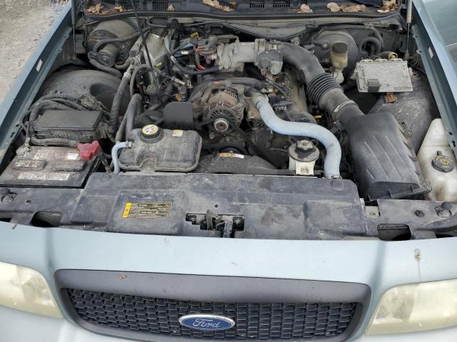 2FAHP71W76X101420 - 2006 FORD CROWN VICT POLICE INTERCEPTOR TURQUOISE photo 11