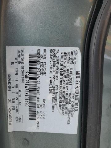 2FAHP71W76X101420 - 2006 FORD CROWN VICT POLICE INTERCEPTOR TURQUOISE photo 12