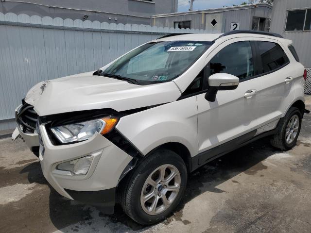 MAJ6P1ULXJC203788 - 2018 FORD ECOSPORT SE WHITE photo 1