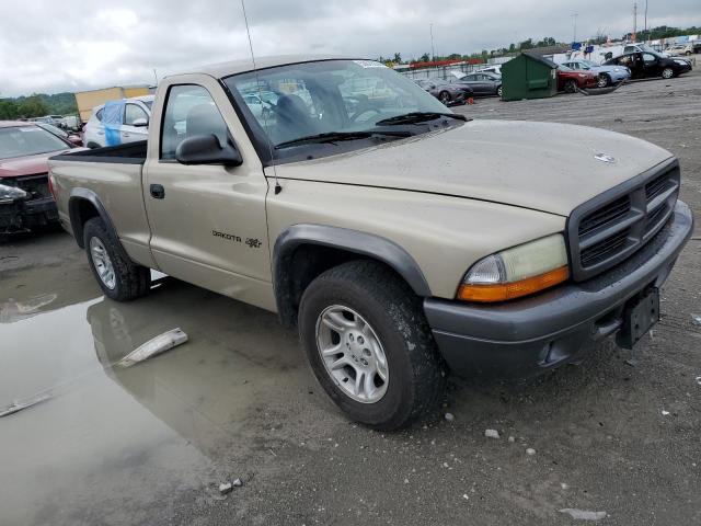 1B7FL16X92S668995 - 2002 DODGE DAKOTA BASE TAN photo 4