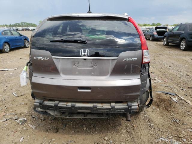 5J6RM4H76DL010762 - 2013 HONDA CR-V EXL BEIGE photo 6