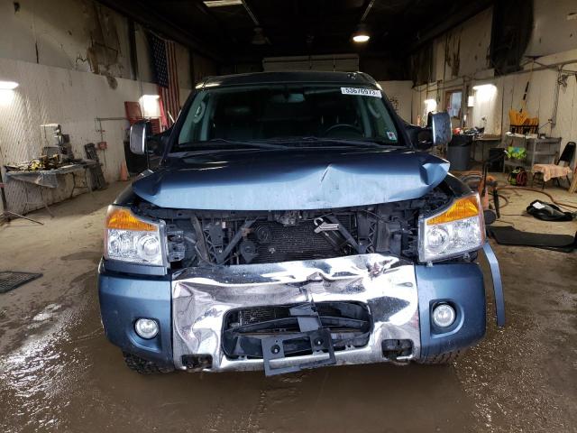 1N6BA0ECXBN315805 - 2011 NISSAN TITAN S TEAL photo 5