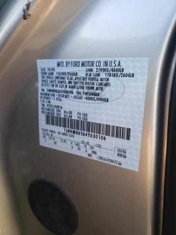 1LNHM86S64Y630106 - 2004 LINCOLN LS SILVER photo 12