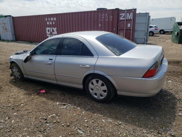 1LNHM86S64Y630106 - 2004 LINCOLN LS SILVER photo 2