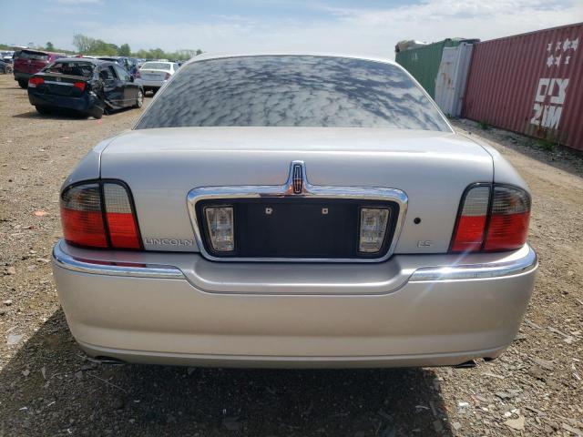 1LNHM86S64Y630106 - 2004 LINCOLN LS SILVER photo 6