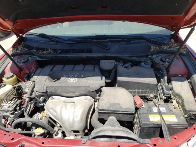 4T4BF3EK8AR038011 - 2010 TOYOTA CAMRY BASE RED photo 11