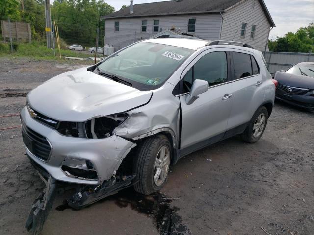 KL7CJPSB0KB756949 - 2019 CHEVROLET TRAX 1LT SILVER photo 1