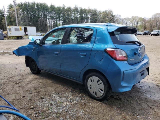 ML32AUHJ1MH009519 - 2021 MITSUBISHI MIRAGE ES BLUE photo 2