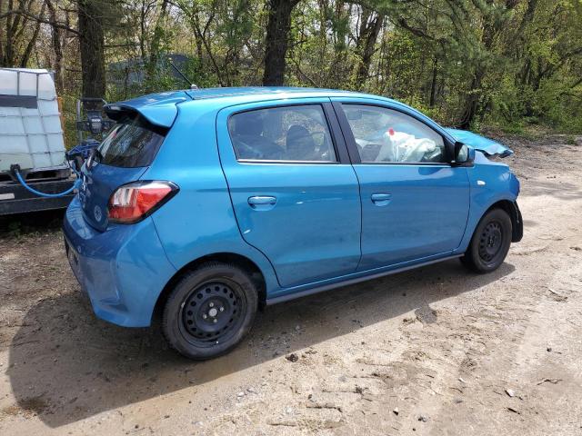 ML32AUHJ1MH009519 - 2021 MITSUBISHI MIRAGE ES BLUE photo 3