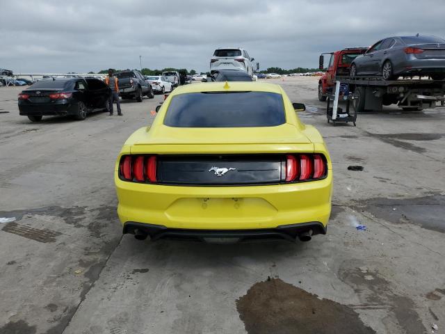 1FA6P8TH1M5108924 - 2021 FORD MUSTANG YELLOW photo 6