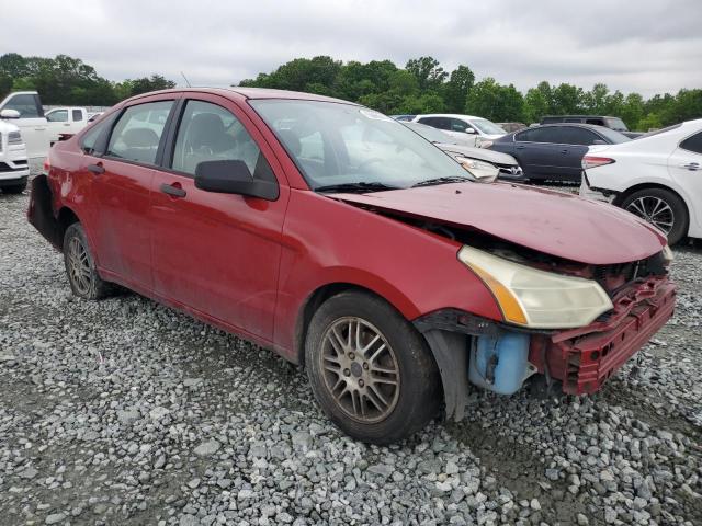 1FAHP3FN9BW193144 - 2011 FORD FOCUS SE RED photo 4