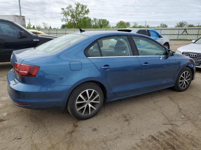 3VWDB7AJ4HM238662 - 2017 VOLKSWAGEN JETTA SE BLUE photo 3