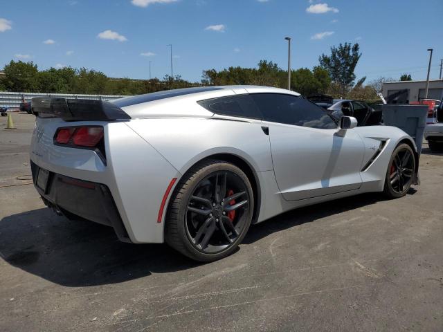 1G1YA2D78K5106441 - 2019 CHEVROLET CORVETTE STINGRAY 1LT SILVER photo 3