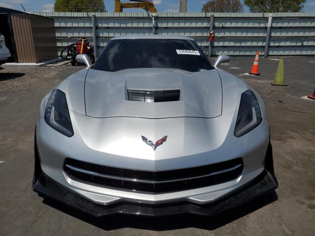 1G1YA2D78K5106441 - 2019 CHEVROLET CORVETTE STINGRAY 1LT SILVER photo 5