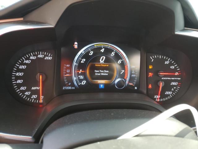 1G1YA2D78K5106441 - 2019 CHEVROLET CORVETTE STINGRAY 1LT SILVER photo 9