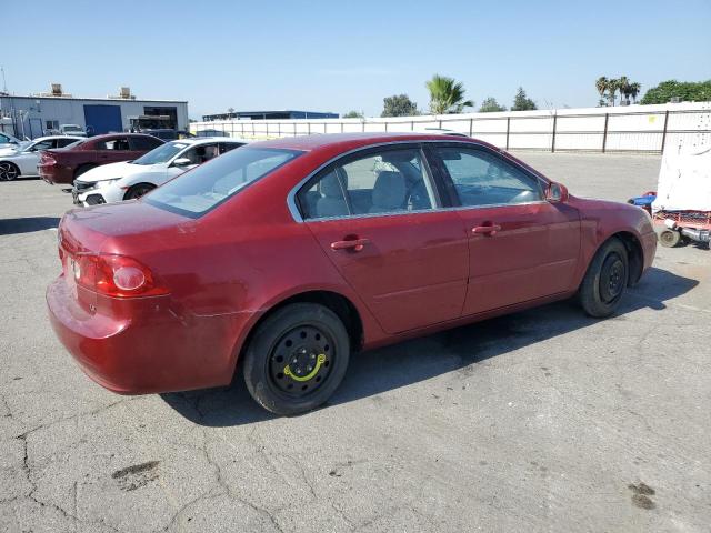 KNAGE123685194221 - 2008 KIA OPTIMA LX RED photo 3