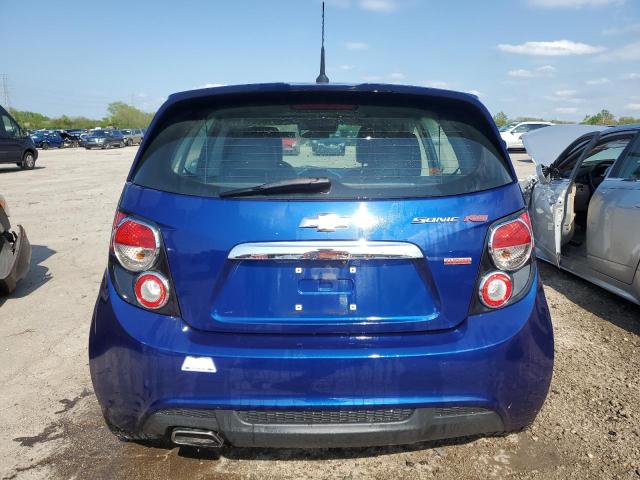 1G1JG6SB2E4138827 - 2014 CHEVROLET SONIC RS BLUE photo 6