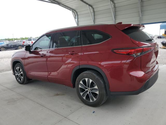 5TDHZRBH1MS094697 - 2021 TOYOTA HIGHLANDER XLE Tünd qırmızı foto 2