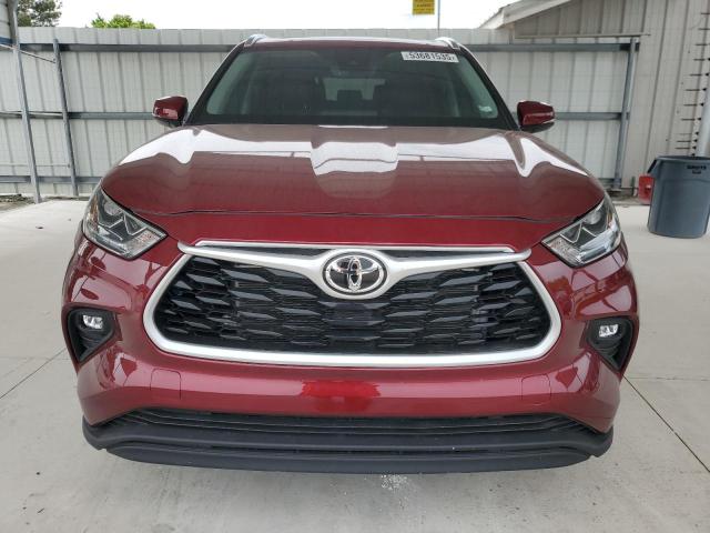 5TDHZRBH1MS094697 - 2021 TOYOTA HIGHLANDER XLE Tünd qırmızı foto 5