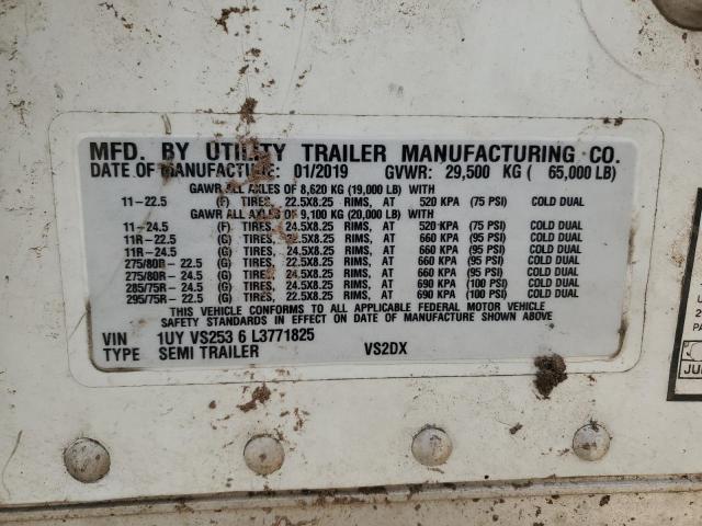 1UYVS2536L3771825 - 2020 UTILITY REEFER TRL Ağ foto 10
