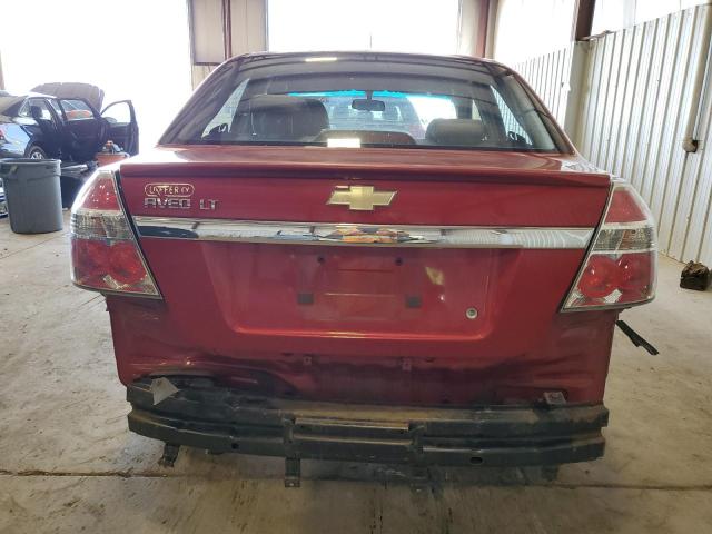 KL1TD5DE3AB049467 - 2010 CHEVROLET AVEO LS Qırmızı foto 6