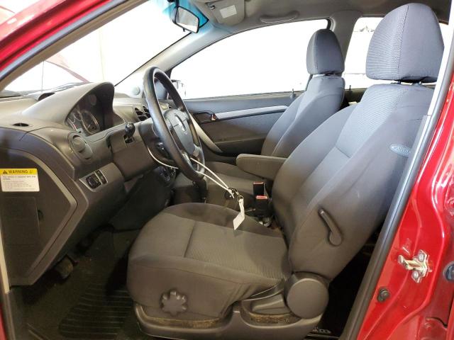 KL1TD5DE3AB049467 - 2010 CHEVROLET AVEO LS Qırmızı foto 7