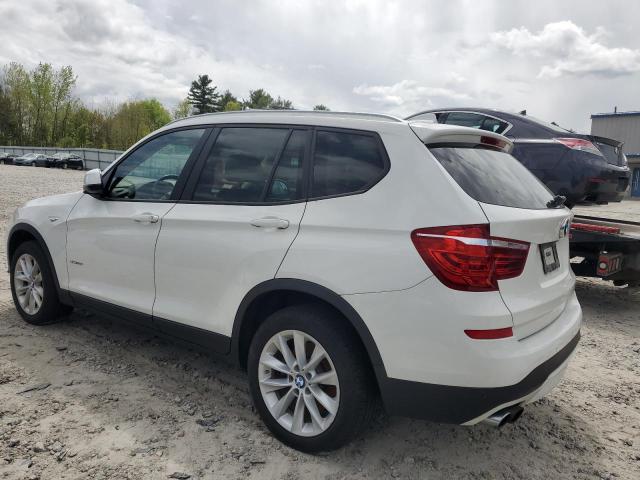 5UXWX9C58G0D69363 - 2016 BMW X3 XDRIVE28I WHITE photo 2