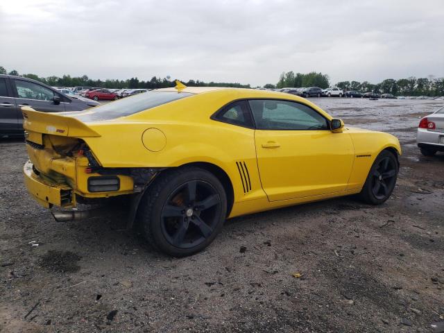 2G1FB1E33C9137689 - 2012 CHEVROLET CAMARO LT YELLOW photo 3