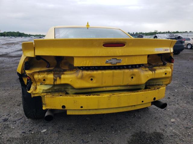 2G1FB1E33C9137689 - 2012 CHEVROLET CAMARO LT YELLOW photo 6