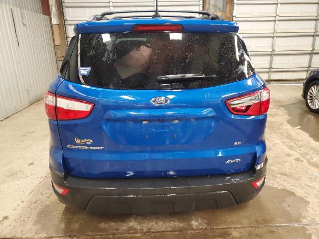 MAJ6P1UL8JC227135 - 2018 FORD ECOSPORT SE ლურჯი ფოტო 6
