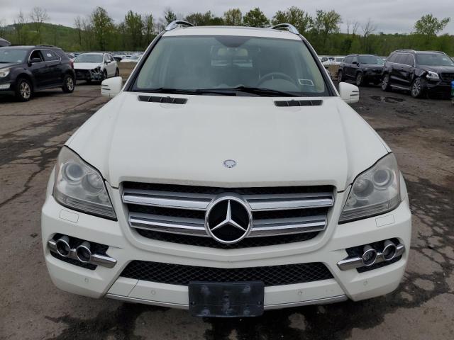 4JGBF7BE8BA652494 - 2011 MERCEDES-BENZ GL 450 4MATIC WHITE photo 5