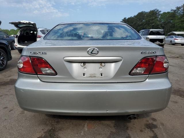 JTHBA30GX40021687 - 2004 LEXUS ES 330 SILVER photo 6