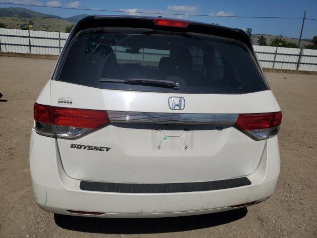 5FNRL5H67EB107155 - 2014 HONDA ODYSSEY EXL WHITE photo 6