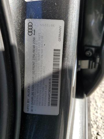 WAUHGAFC8EN043515 - 2014 AUDI A6 PRESTIGE გრაფიტი ფოტო 12