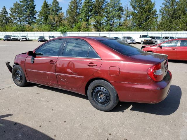 4T1BE32K84U336435 - 2004 TOYOTA CAMRY XLE LE RED photo 2