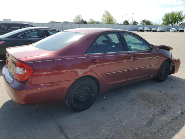 4T1BE32K84U336435 - 2004 TOYOTA CAMRY XLE LE RED photo 3