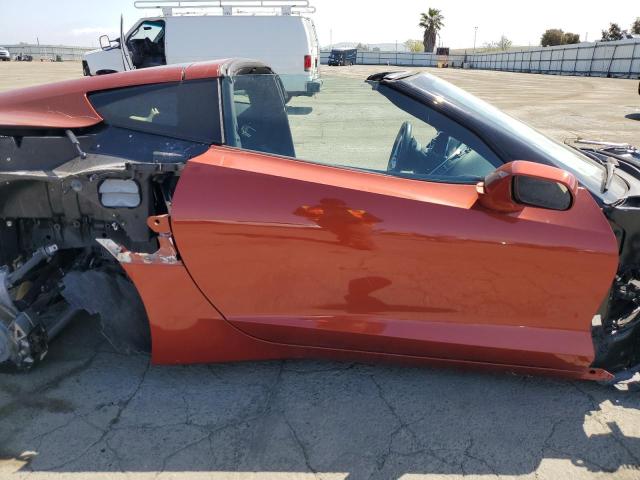 1G1YB2D75G5103842 - 2016 CHEVROLET CORVETTE STINGRAY 1LT ORANGE photo 10