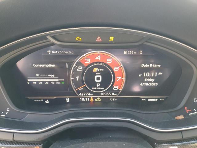 WAUB4CF51KA079996 - 2019 AUDI S5 PREMIUM PLUS GRAY photo 9