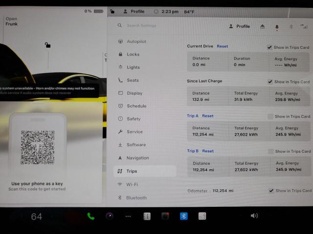 5YJ3E1EA1NF288271 - 2022 TESLA MODEL 3 Ağ foto 9