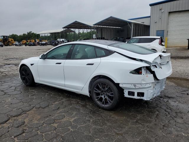 5YJSA1E59NF488969 - 2022 TESLA MODEL S WHITE photo 2