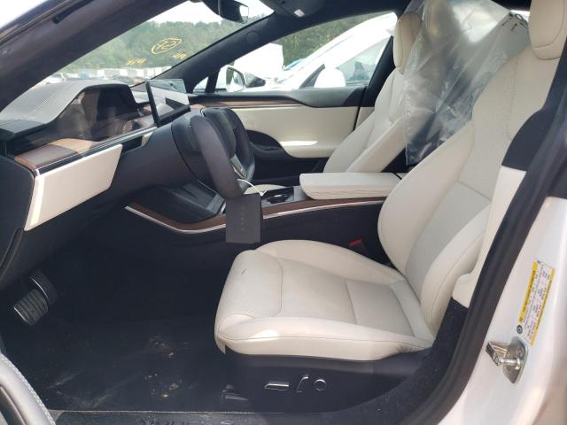 5YJSA1E59NF488969 - 2022 TESLA MODEL S WHITE photo 7