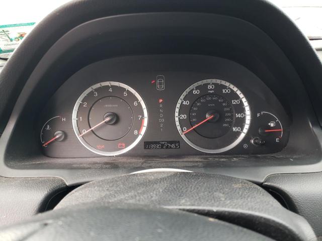 1HGCS12359A007412 - 2009 HONDA ACCORD LX BLACK photo 9