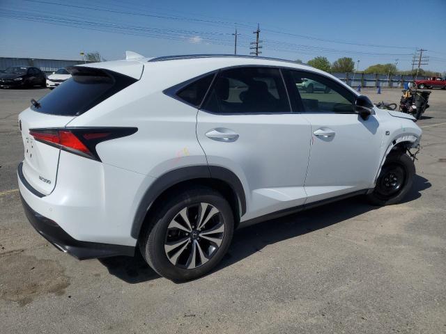 JTJBARBZ7K2203087 - 2019 LEXUS NX 300 BASE თეთრი ფოტო 3