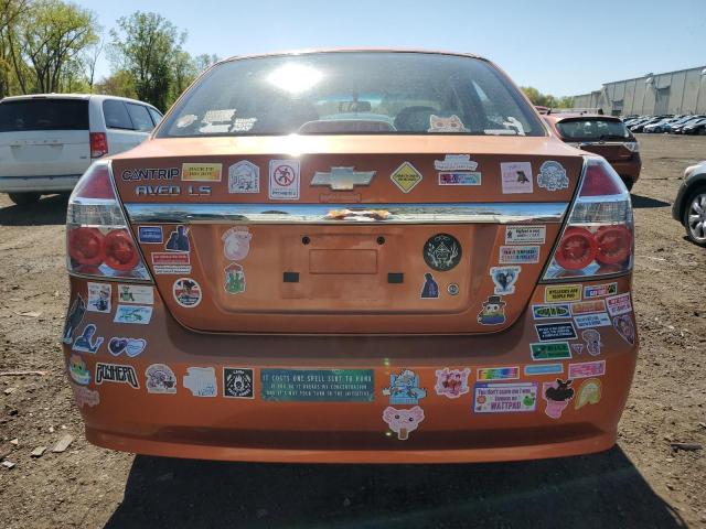 KL1TD56688B101143 - 2008 CHEVROLET AVEO BASE Narıncı foto 6