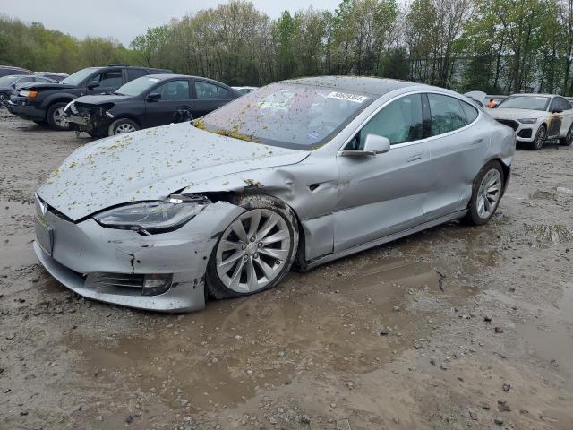 5YJSA1E29JF297097 - 2018 TESLA MODEL S ვერცხლისფერი ფოტო 1