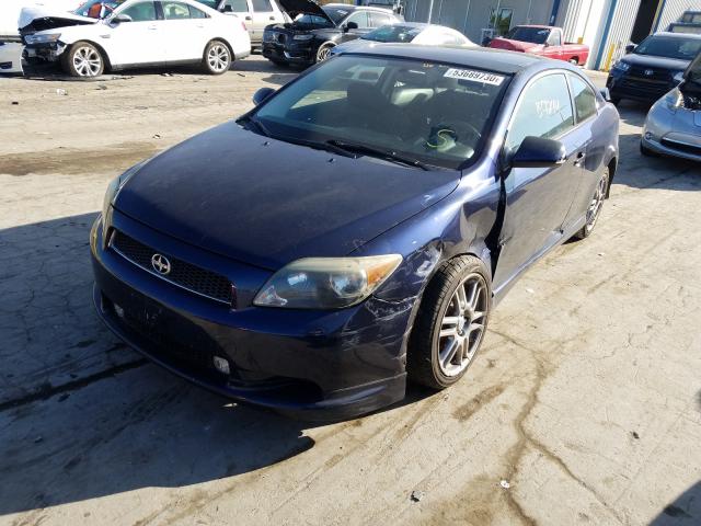 JTKDE177970154253 - 2007 TOYOTA SCION TC BLUE photo 2