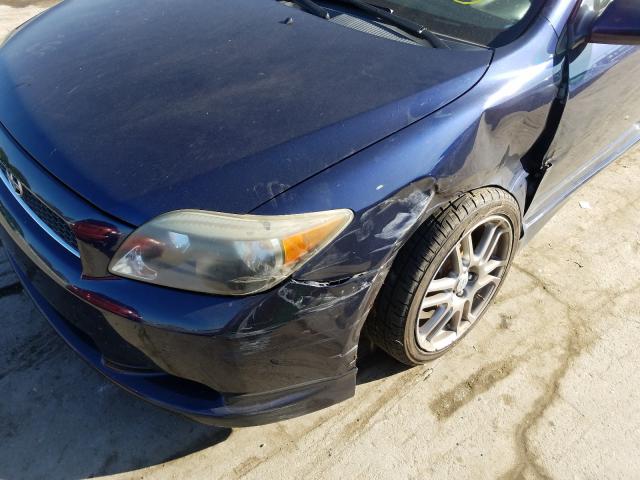 JTKDE177970154253 - 2007 TOYOTA SCION TC BLUE photo 9