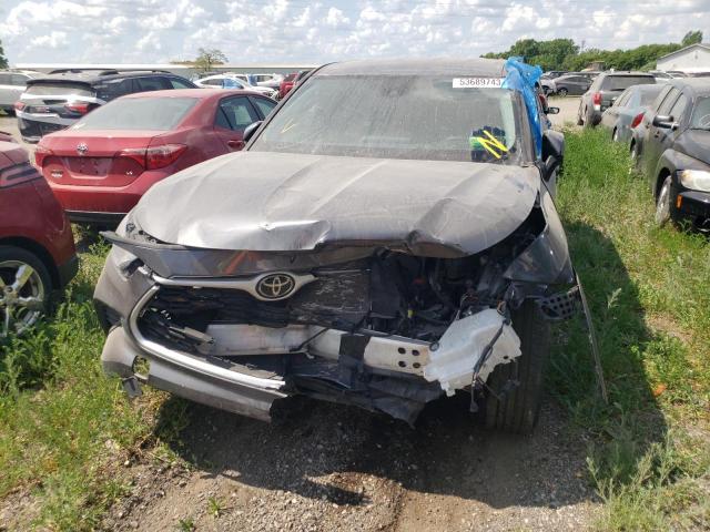 5TDCZRAH2MS086734 - 2021 TOYOTA HIGHLANDER L GRAY photo 5