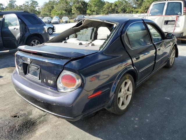 JN1DA31D02T429063 - 2002 NISSAN MAXIMA GLE BLUE photo 4