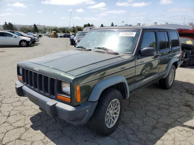 1J4FJ28S1WL239776 - 1998 JEEP CHEROKEE SE GREEN photo 1